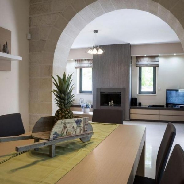 Almyrida Kreta, Almyrida: Stilvolle Villa mit Pool und weitem Ausblick zu verkaufen Haus kaufen